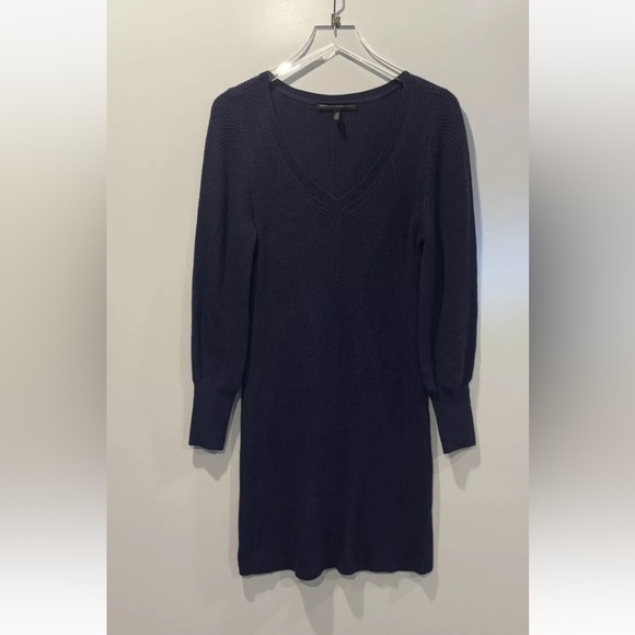 White House Black Market Purple Sweater Dress Women Medium (1077) - Picture 5 of 8